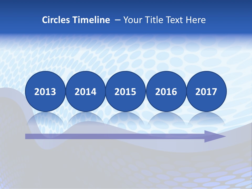 Cold Curve Shape PowerPoint Template