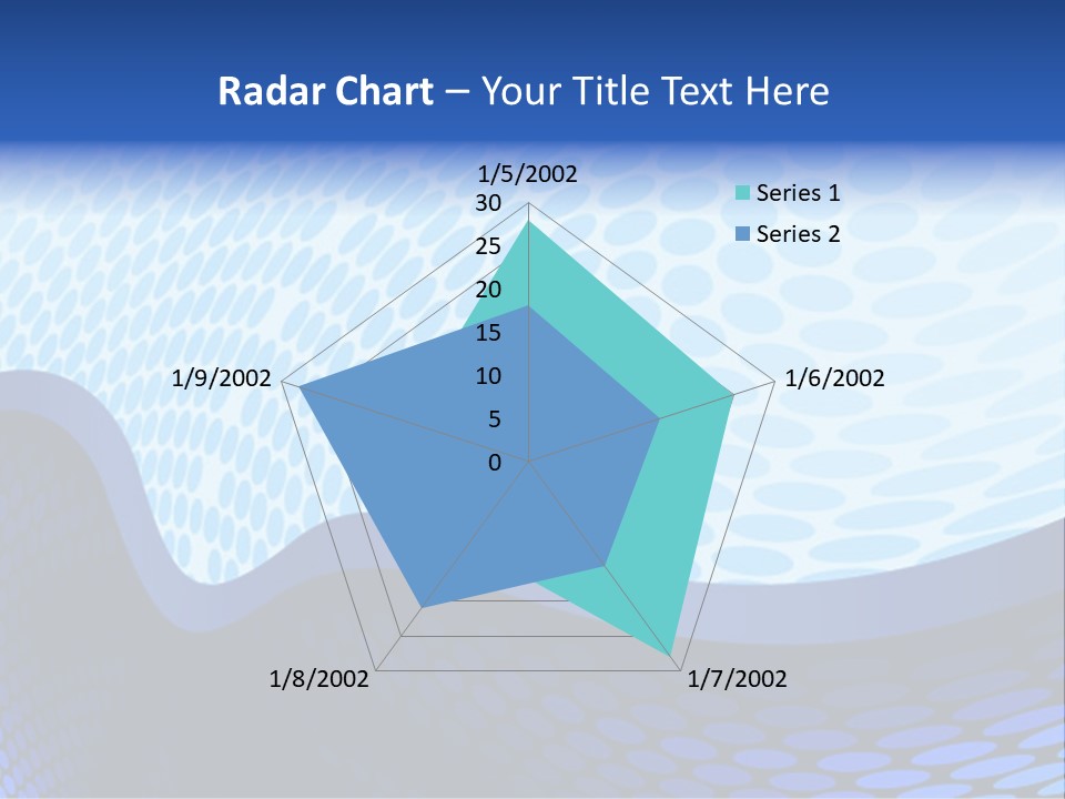 Cold Curve Shape PowerPoint Template