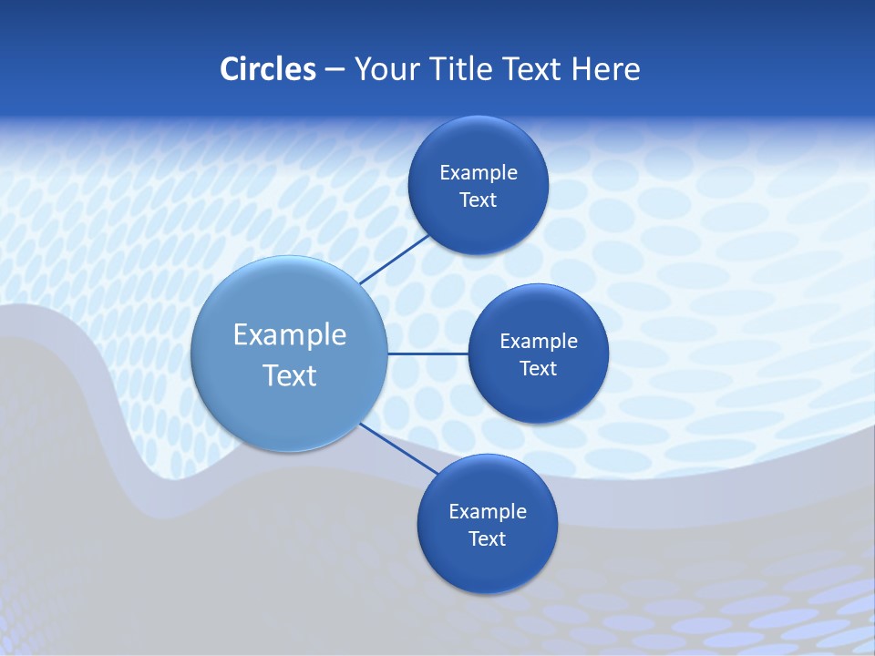 Cold Curve Shape PowerPoint Template