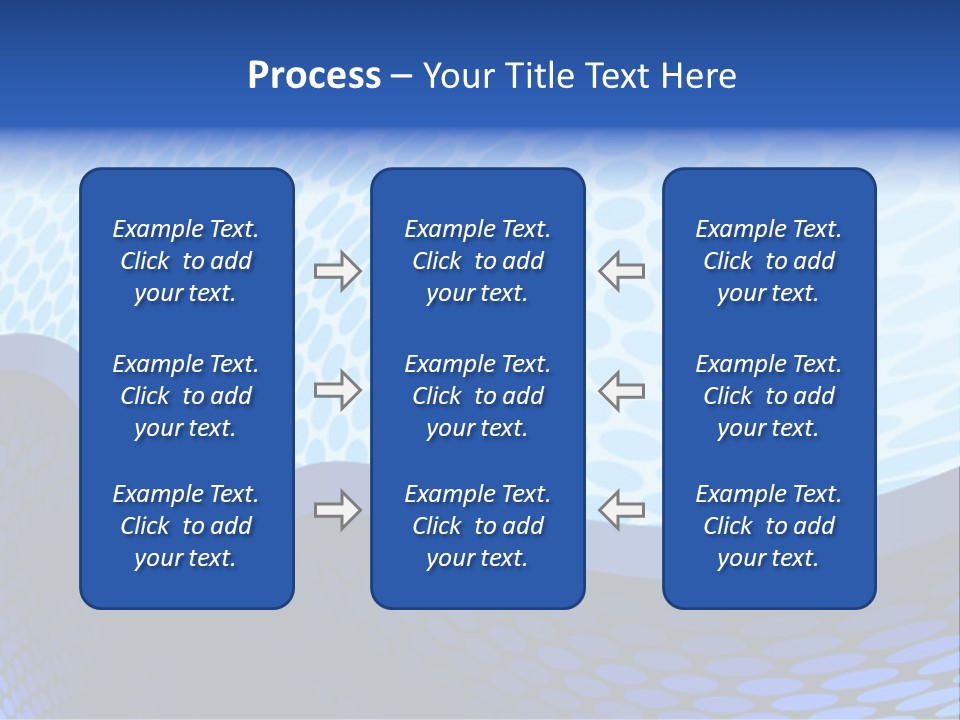 Cold Curve Shape PowerPoint Template