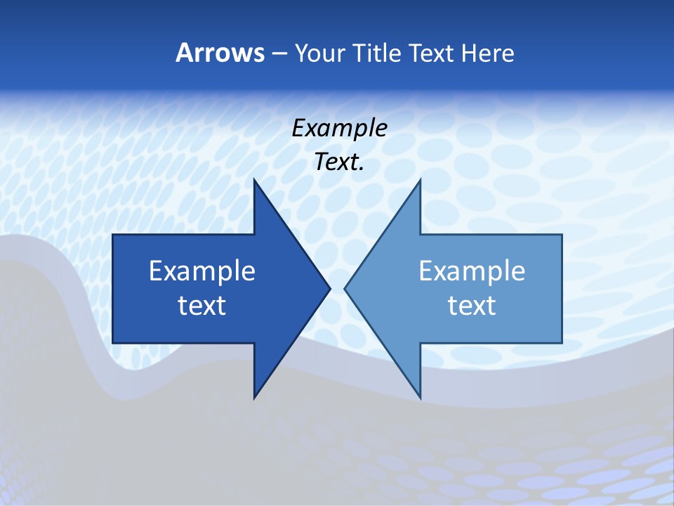 Cold Curve Shape PowerPoint Template