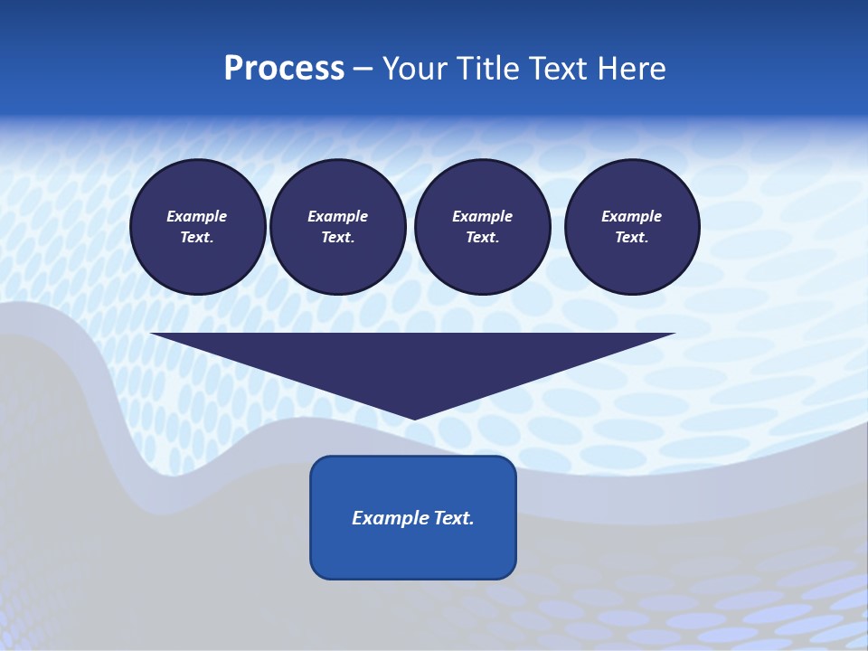 Cold Curve Shape PowerPoint Template