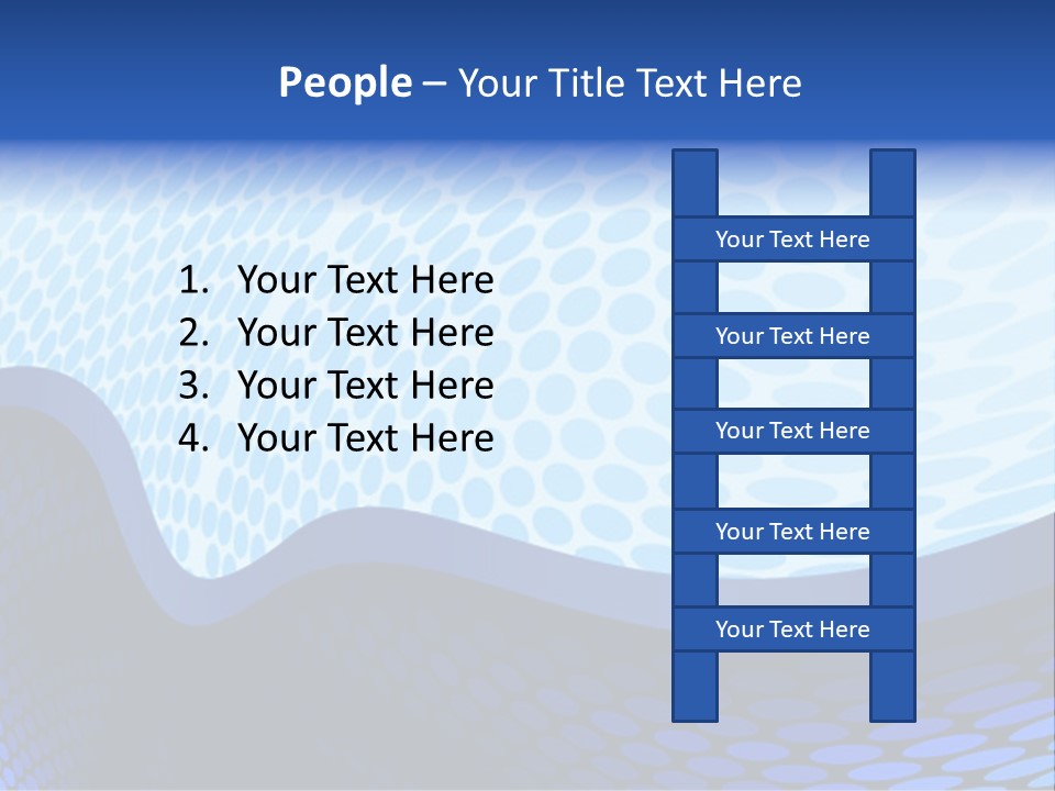 Cold Curve Shape PowerPoint Template