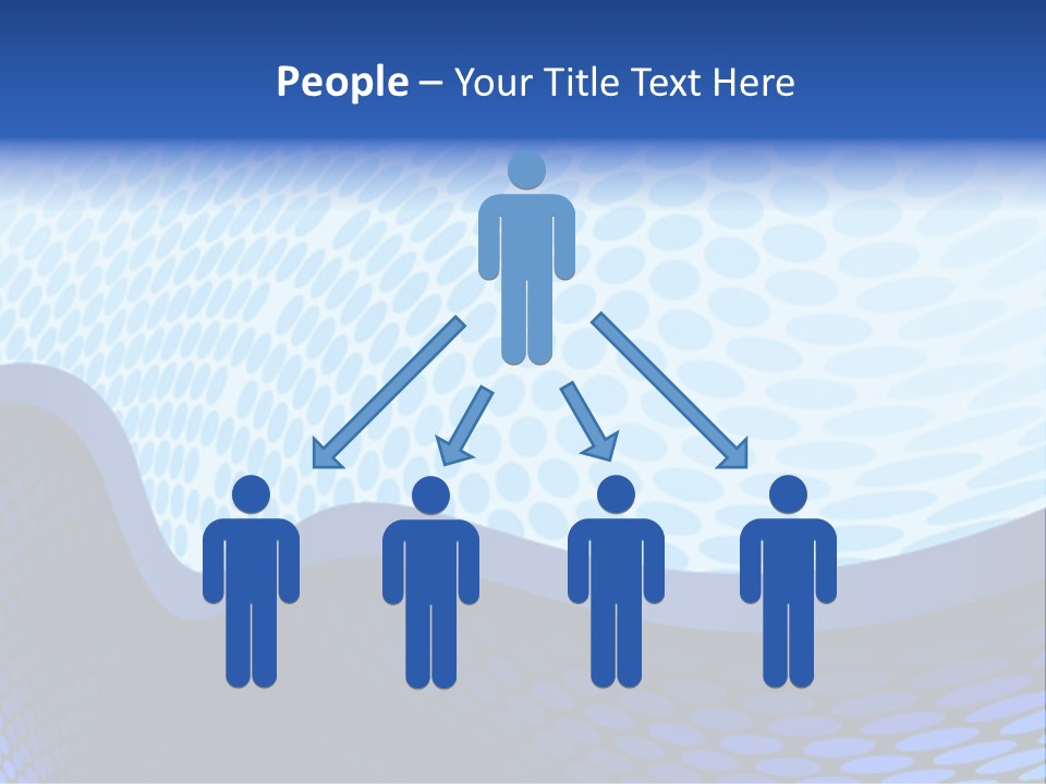 Cold Curve Shape PowerPoint Template