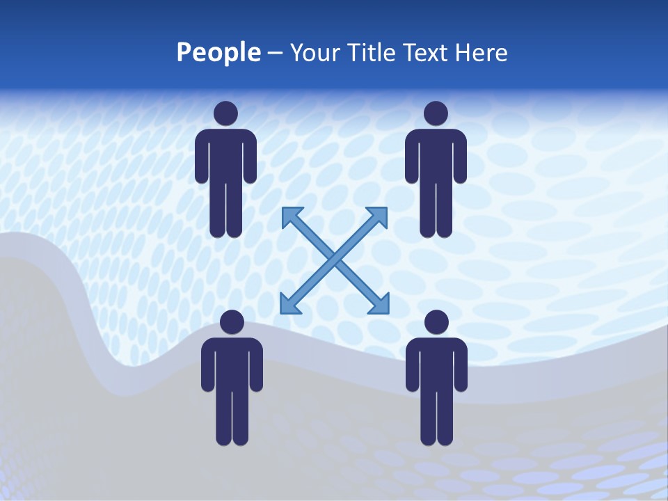 Cold Curve Shape PowerPoint Template