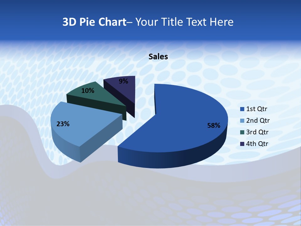 Cold Curve Shape PowerPoint Template