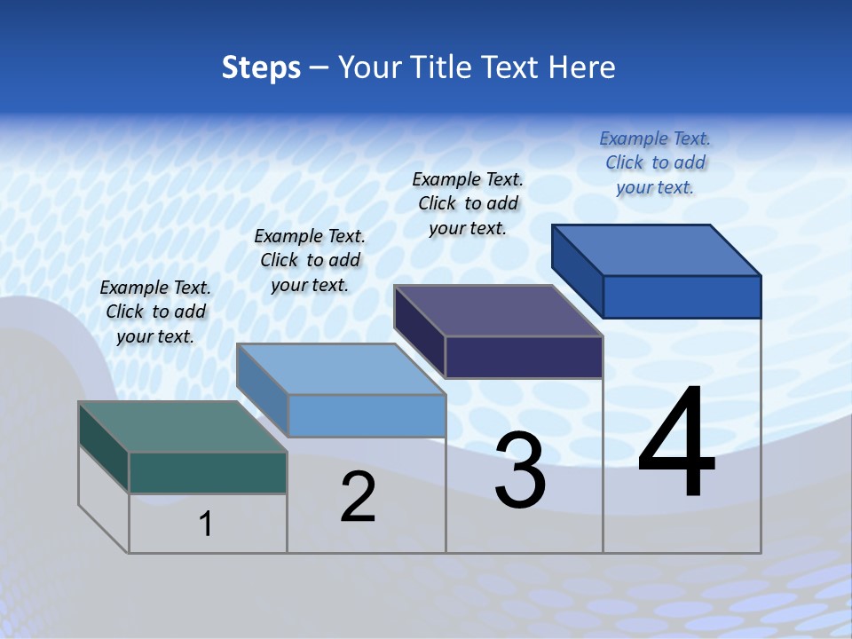 Cold Curve Shape PowerPoint Template