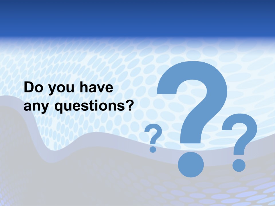 Cold Curve Shape PowerPoint Template