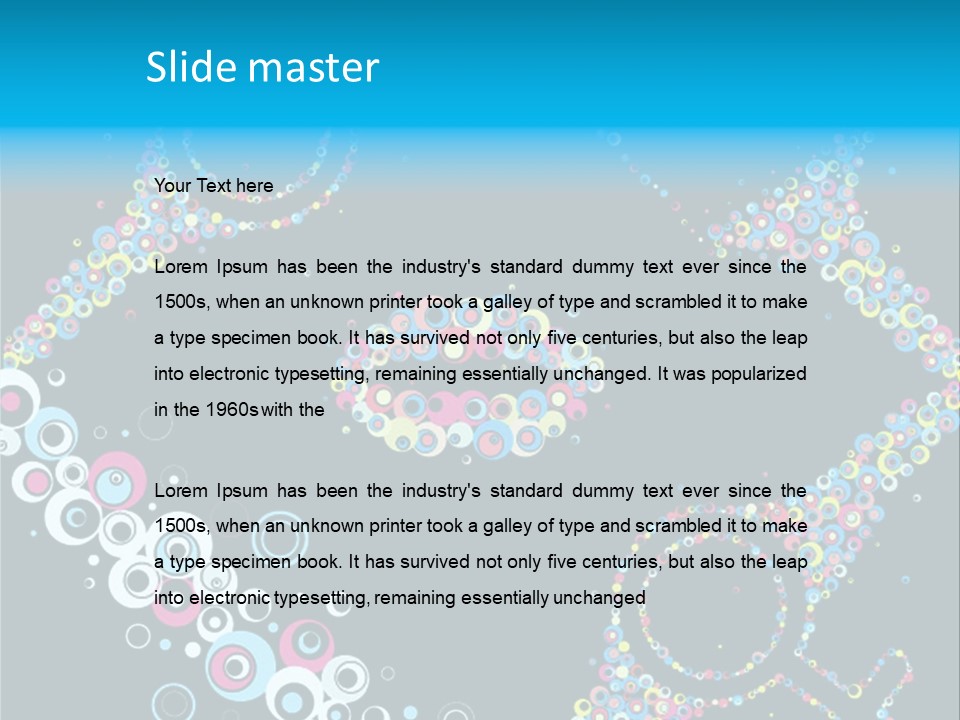 Party Style Mixed PowerPoint Template
