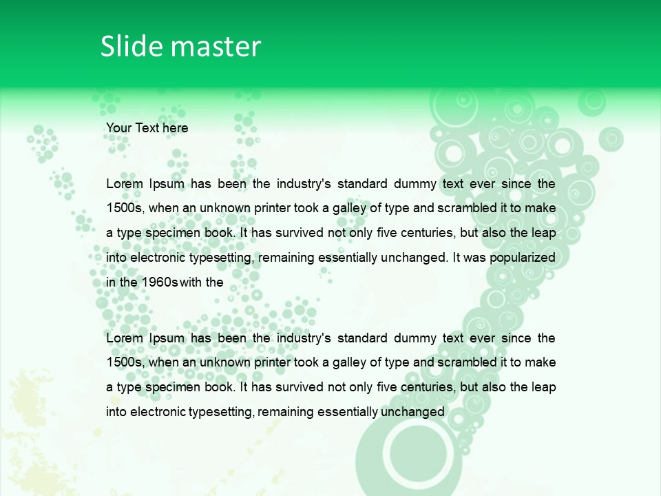 Leg Texture Bottle PowerPoint Template