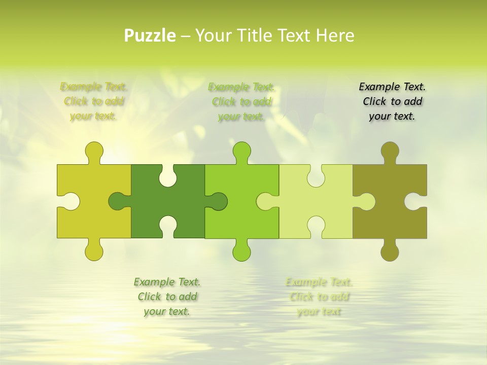 Summer Organic Plants PowerPoint Template