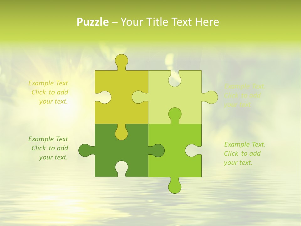 Summer Organic Plants PowerPoint Template