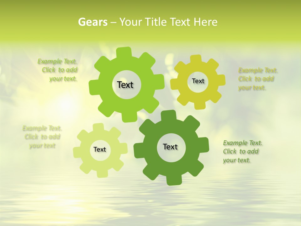 Summer Organic Plants PowerPoint Template