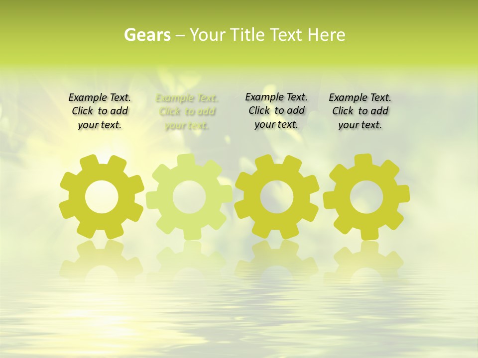 Summer Organic Plants PowerPoint Template