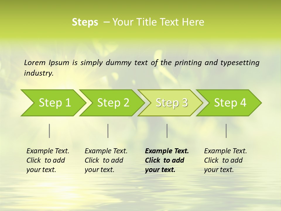 Summer Organic Plants PowerPoint Template