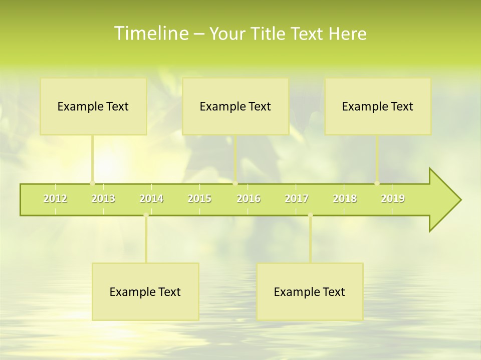 Summer Organic Plants PowerPoint Template