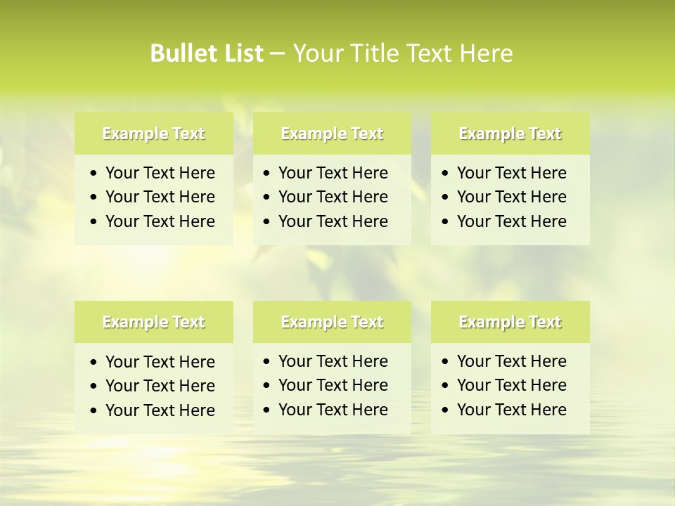 Summer Organic Plants PowerPoint Template