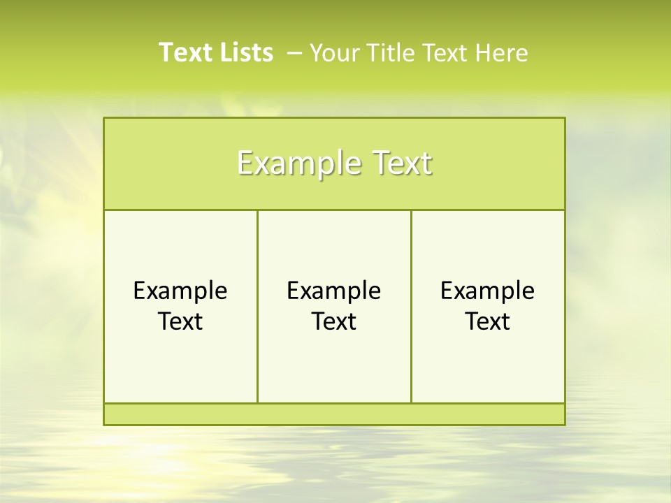 Summer Organic Plants PowerPoint Template
