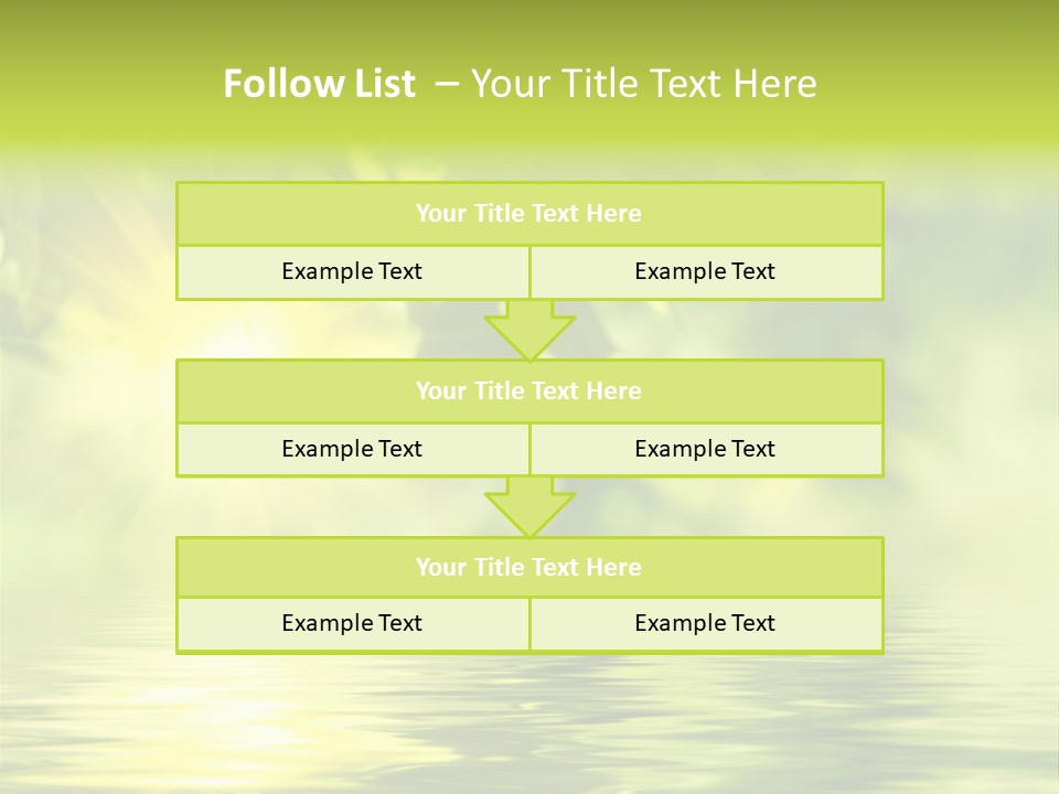 Summer Organic Plants PowerPoint Template