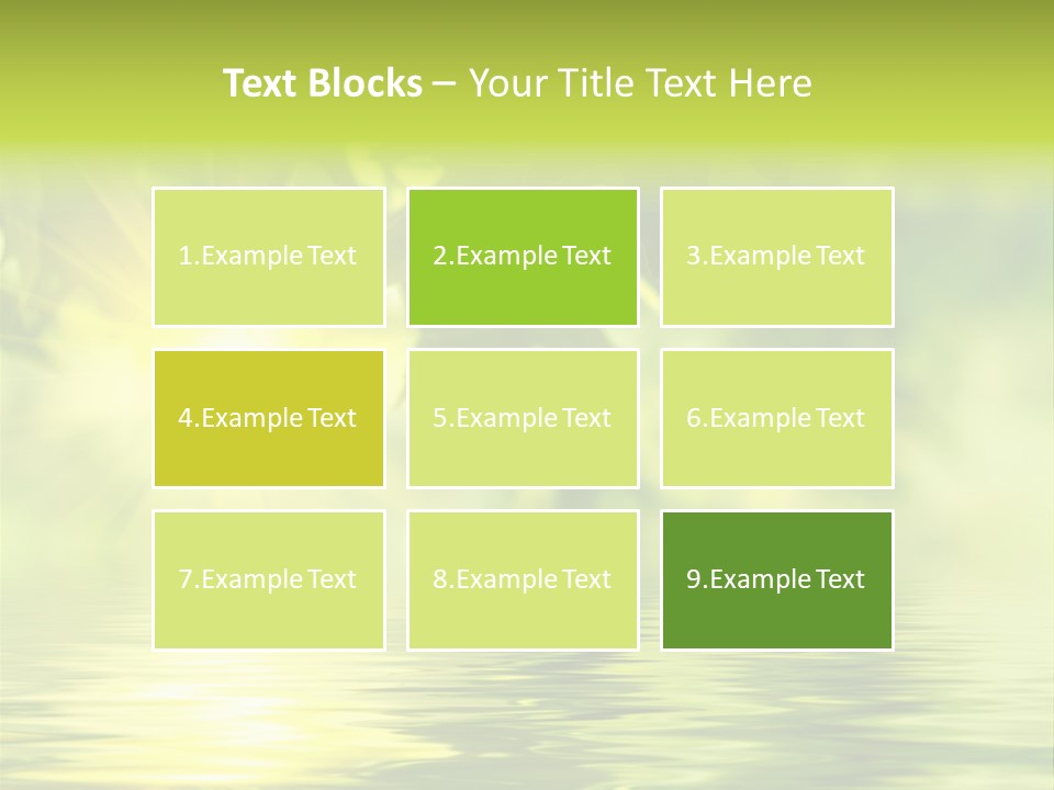 Summer Organic Plants PowerPoint Template