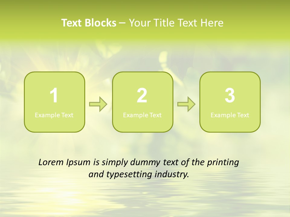 Summer Organic Plants PowerPoint Template