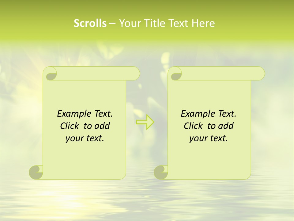 Summer Organic Plants PowerPoint Template