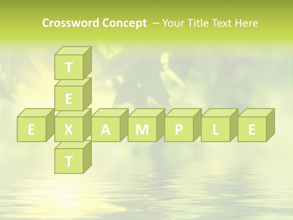 Summer Organic Plants PowerPoint Template