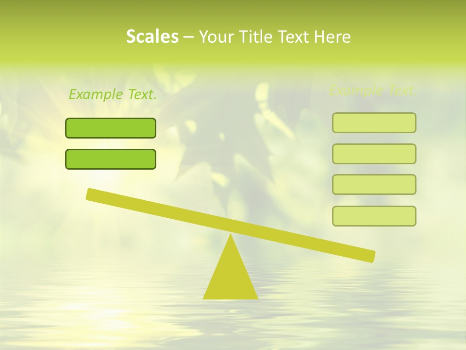 Summer Organic Plants PowerPoint Template