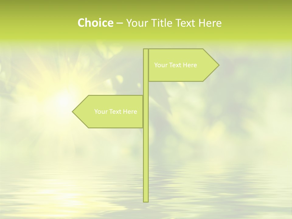 Summer Organic Plants PowerPoint Template