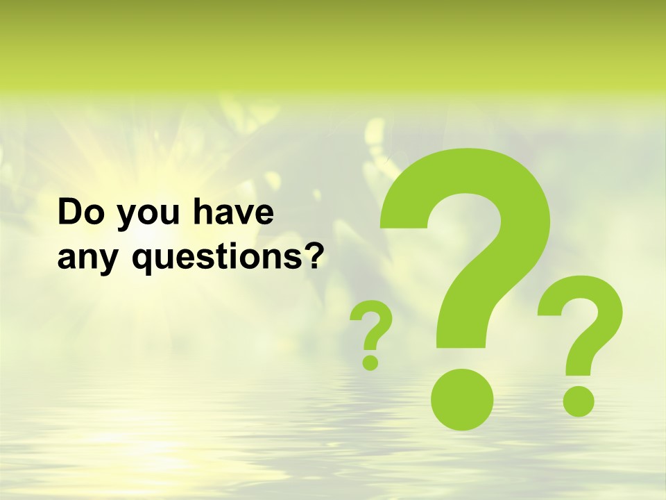 Summer Organic Plants PowerPoint Template