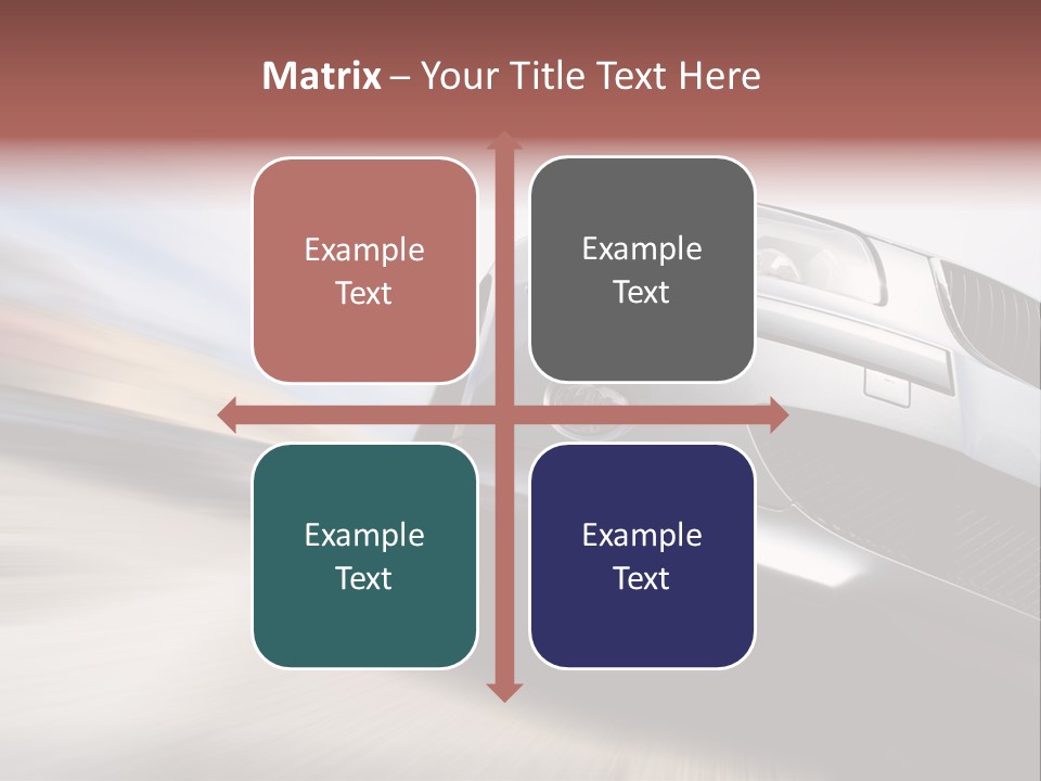 Transportation Automotive Rush PowerPoint Template