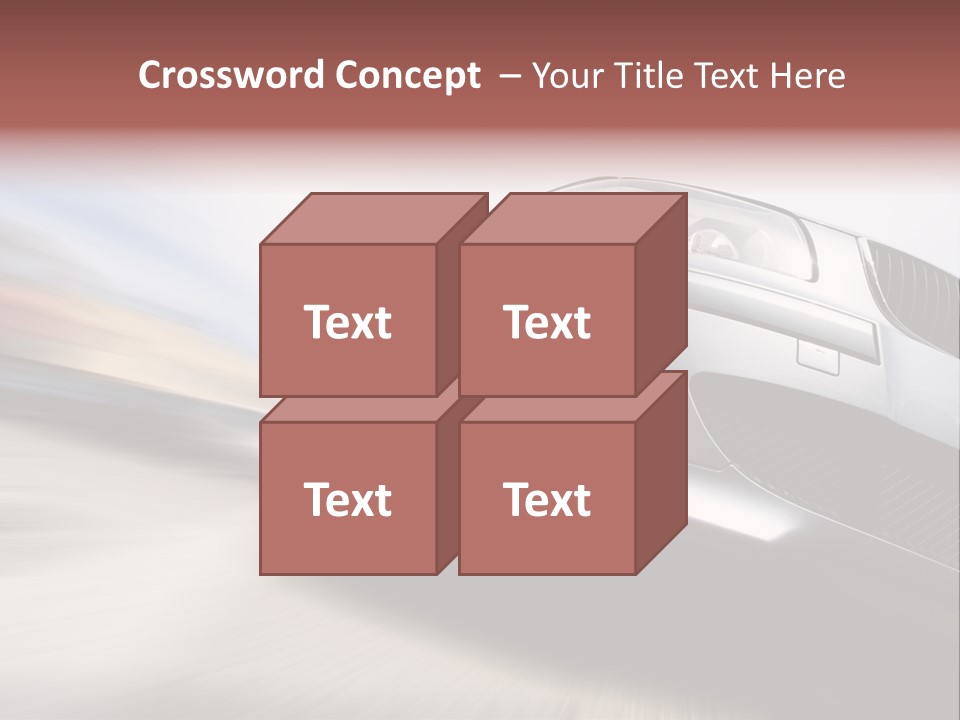 Transportation Automotive Rush PowerPoint Template