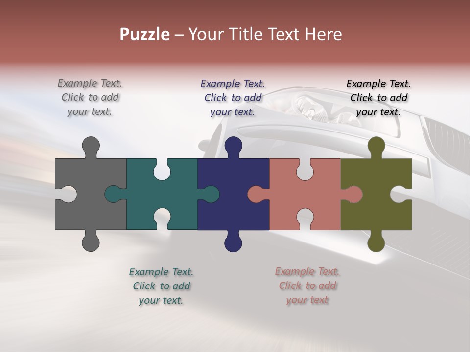 Transportation Automotive Rush PowerPoint Template