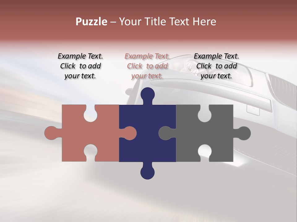 Transportation Automotive Rush PowerPoint Template