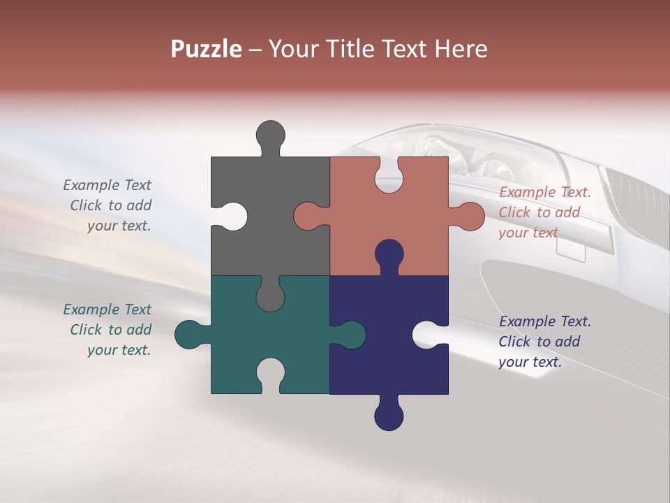 Transportation Automotive Rush PowerPoint Template