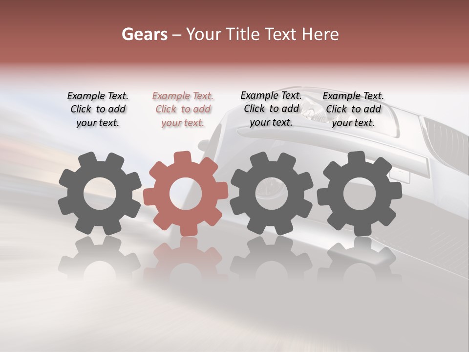 Transportation Automotive Rush PowerPoint Template