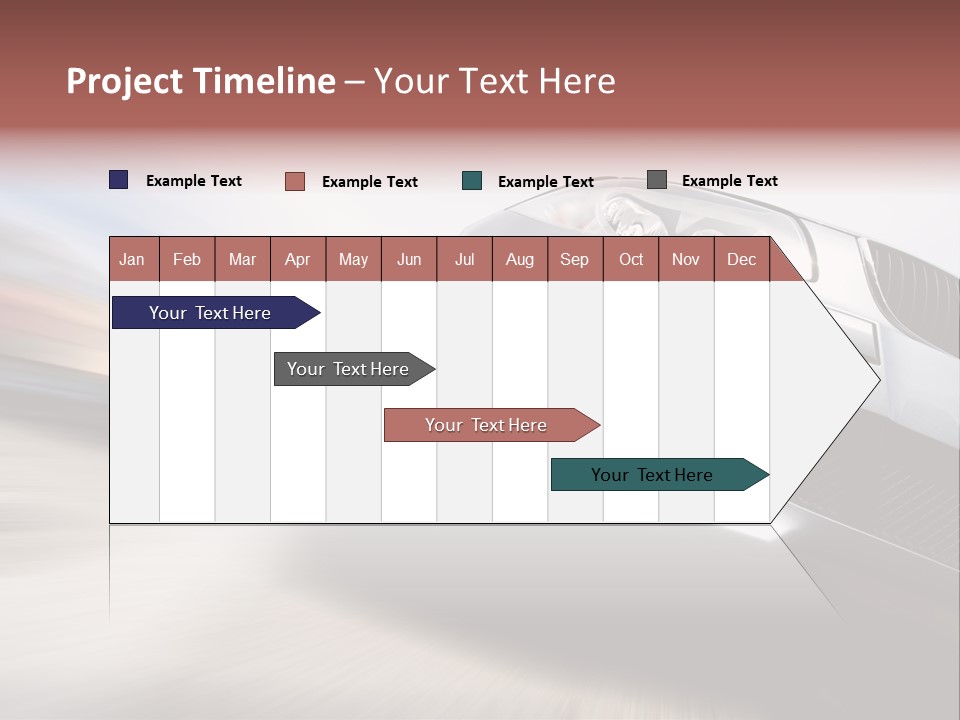 Transportation Automotive Rush PowerPoint Template