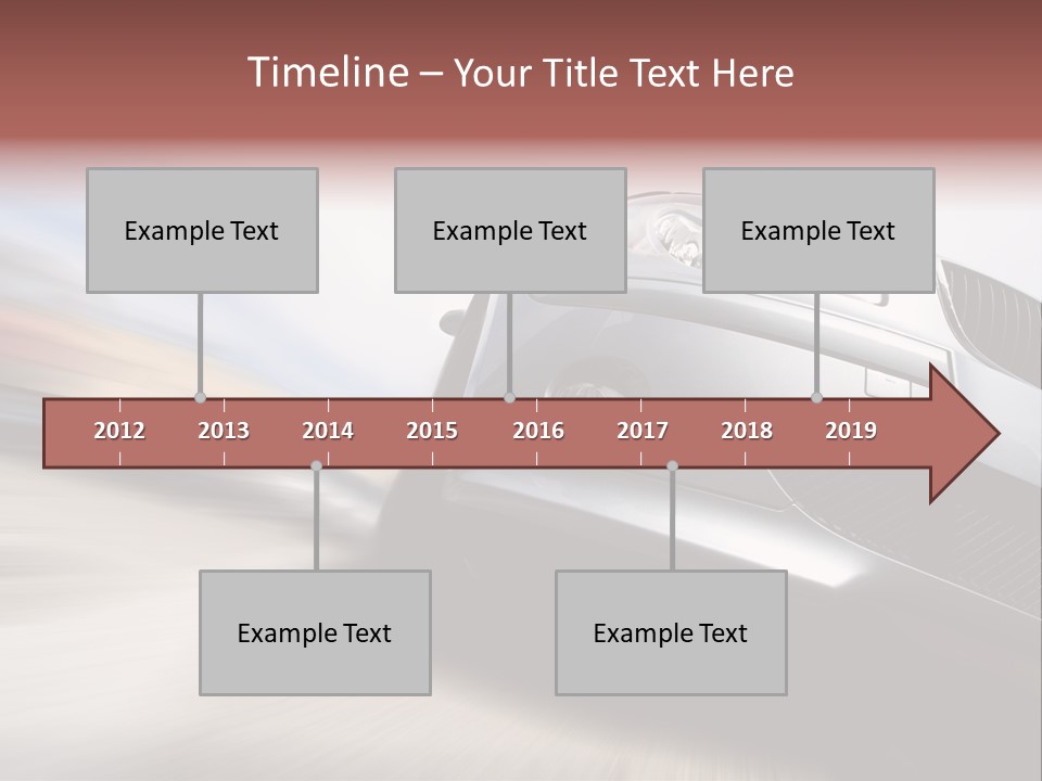 Transportation Automotive Rush PowerPoint Template