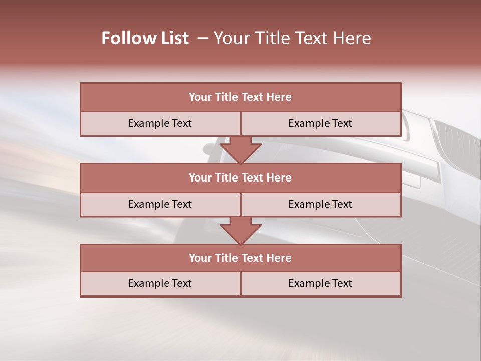 Transportation Automotive Rush PowerPoint Template