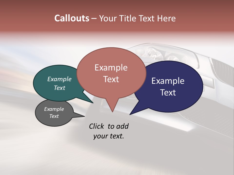 Transportation Automotive Rush PowerPoint Template