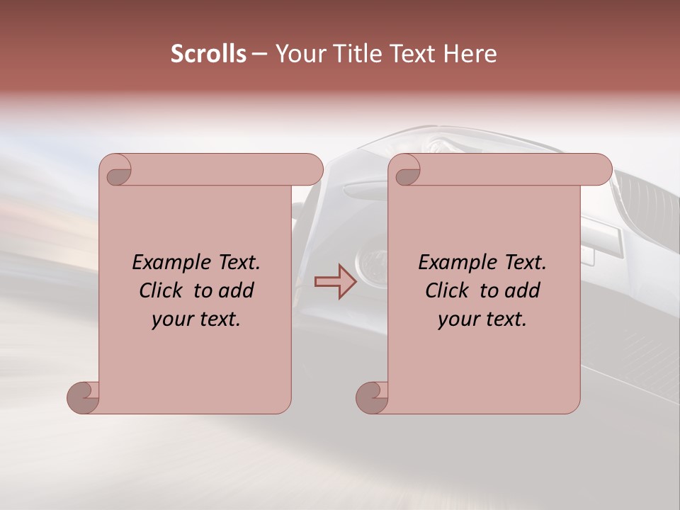 Transportation Automotive Rush PowerPoint Template