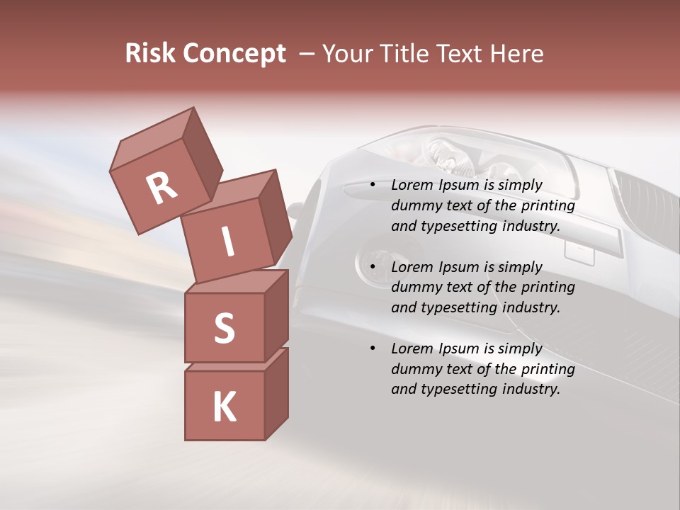 Transportation Automotive Rush PowerPoint Template