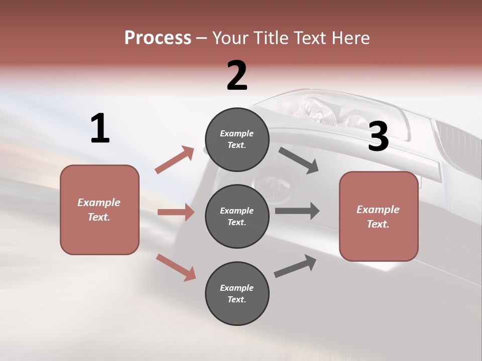 Transportation Automotive Rush PowerPoint Template