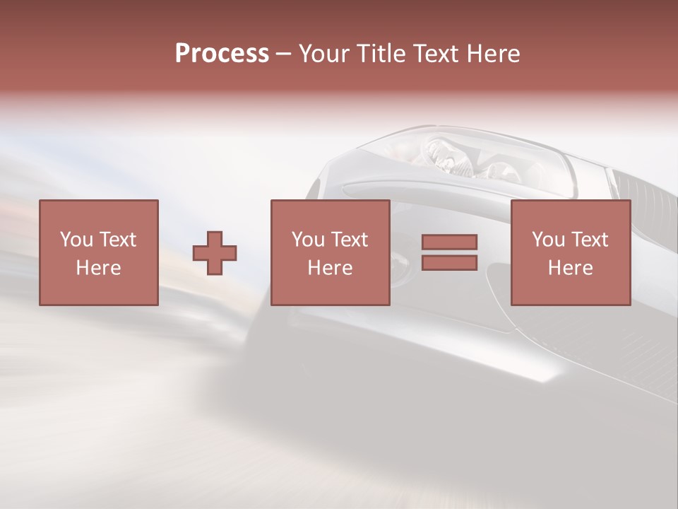 Transportation Automotive Rush PowerPoint Template