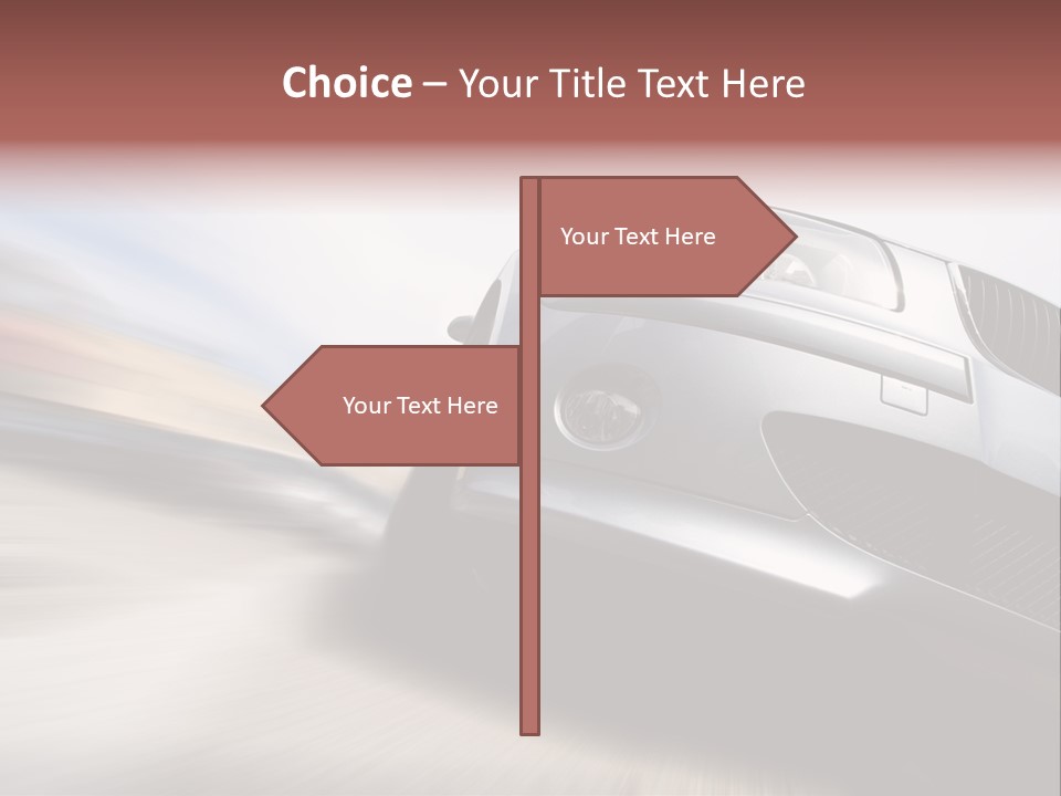 Transportation Automotive Rush PowerPoint Template