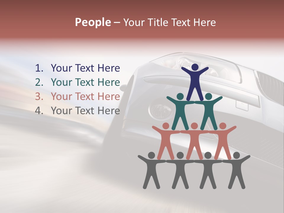 Transportation Automotive Rush PowerPoint Template