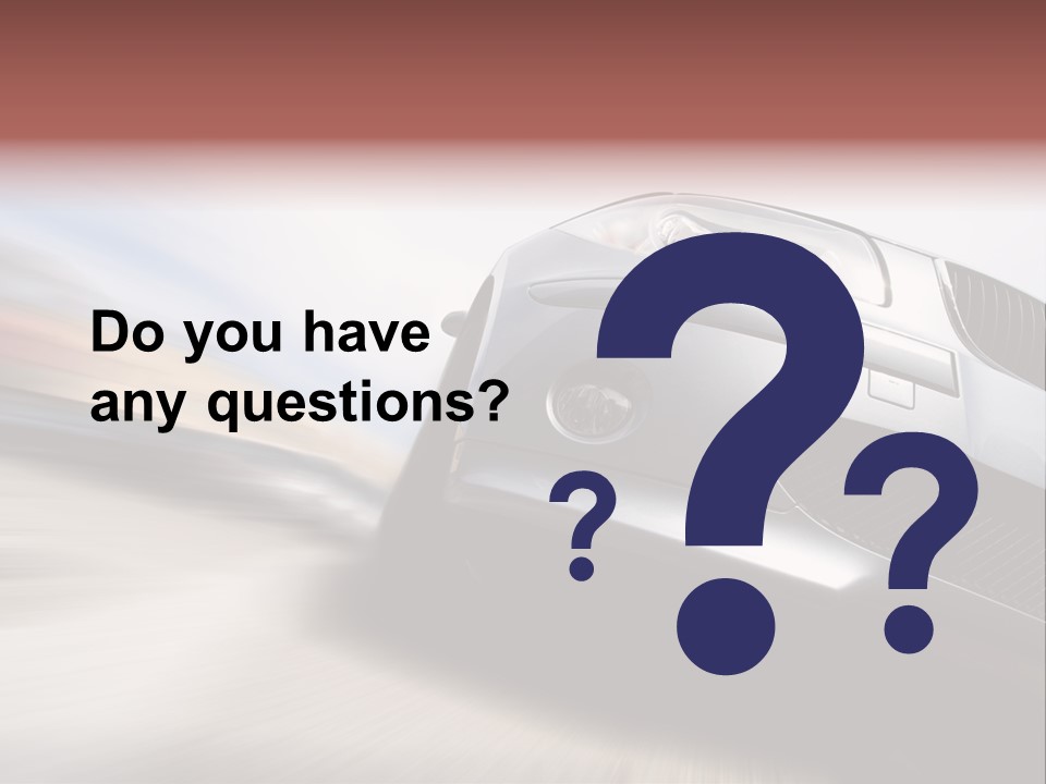 Transportation Automotive Rush PowerPoint Template