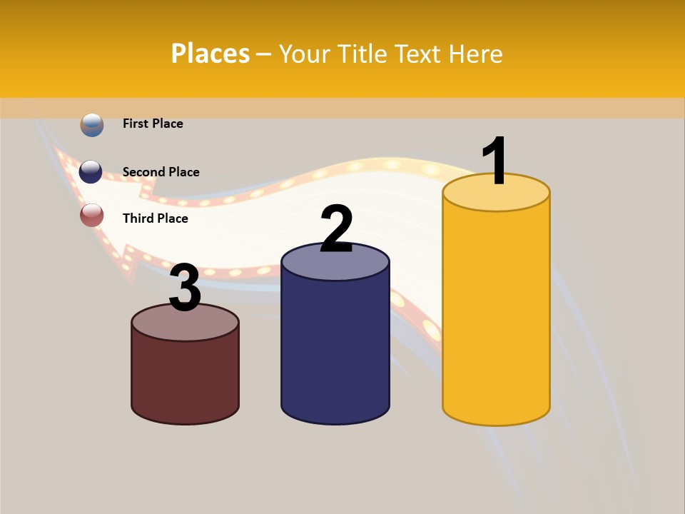 Cinema Casino Billboard PowerPoint Template