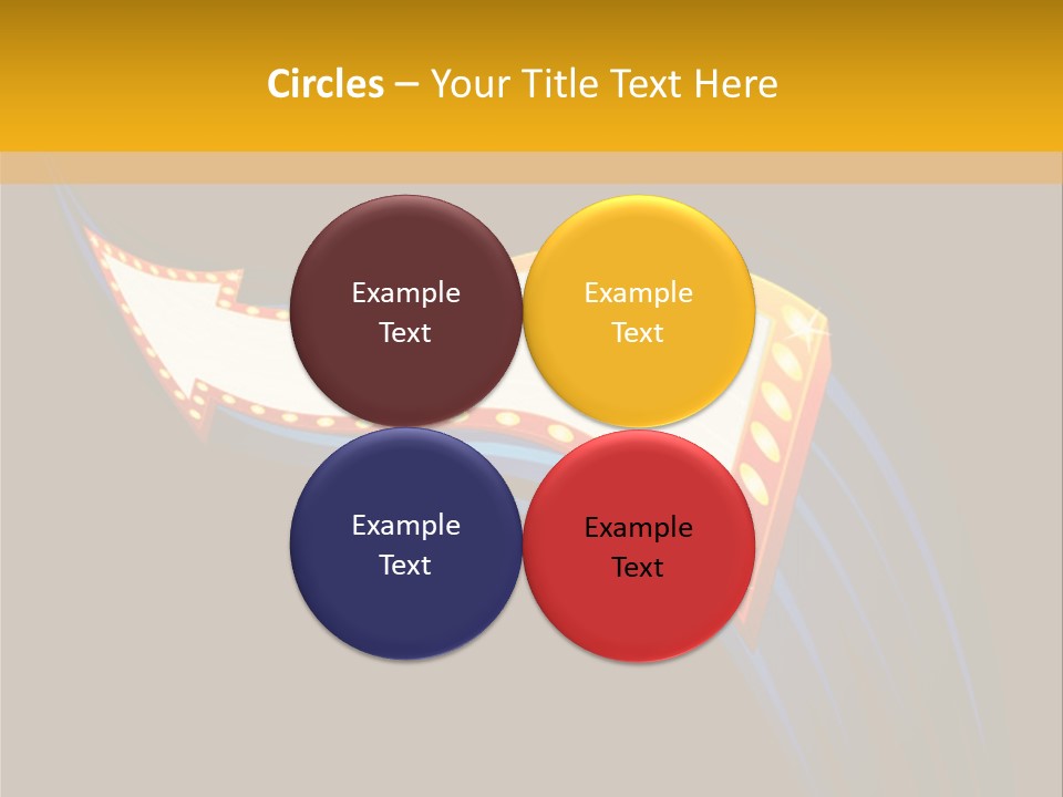 Cinema Casino Billboard PowerPoint Template