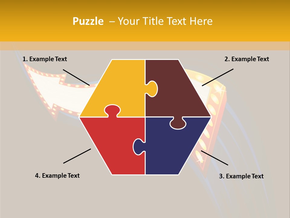 Cinema Casino Billboard PowerPoint Template